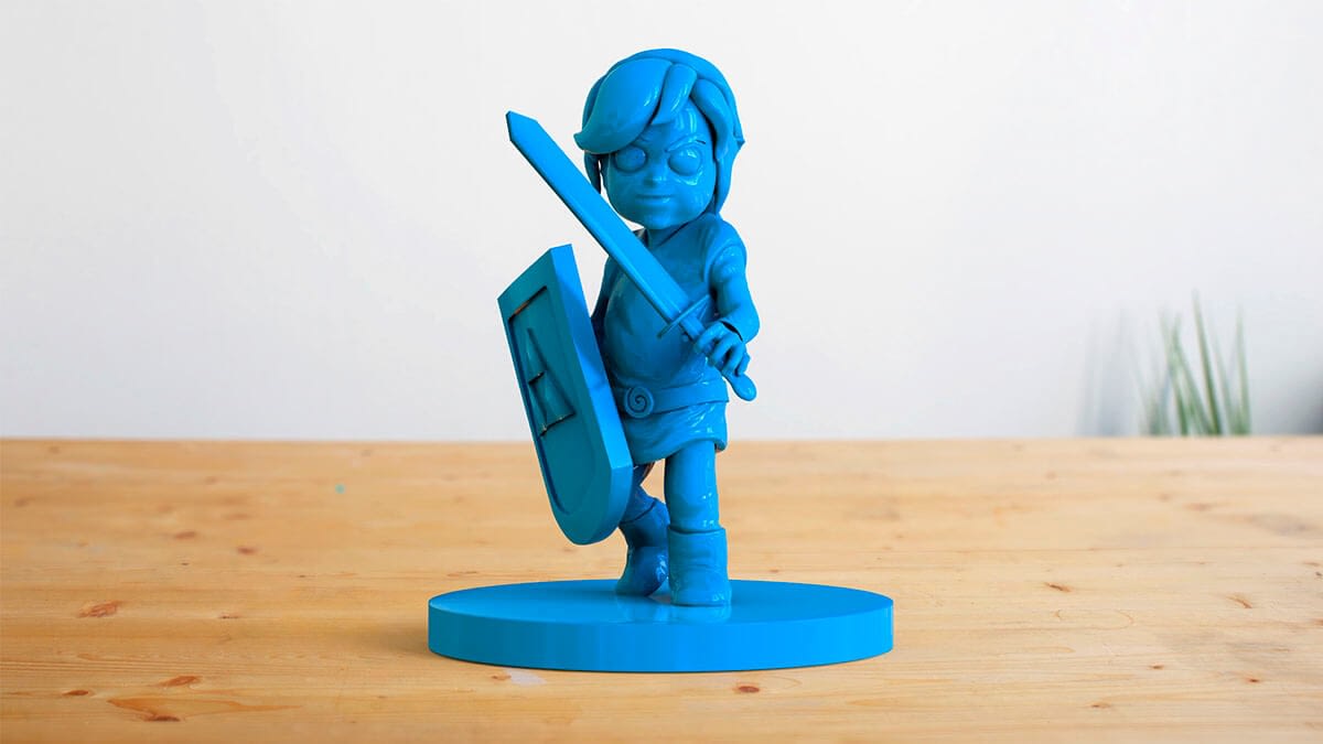 Image de la création d'une figurine 3D avec ZBrush