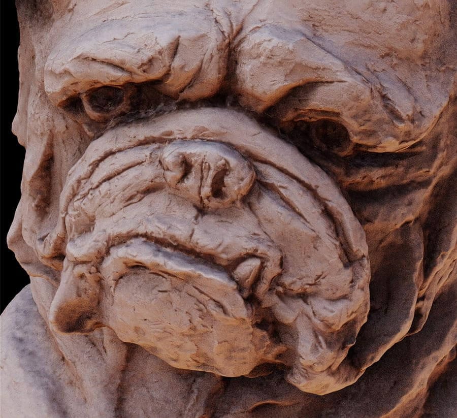 bulldog-rendu-keyshot01 rendu 3D bulldog keyshot