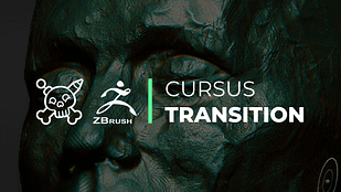 la bannière de la formation zbrush pour les sculpteurs : le Cursus Transition